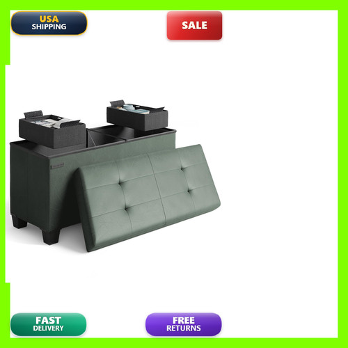 Storagebud storage ottoman - storagebud,
