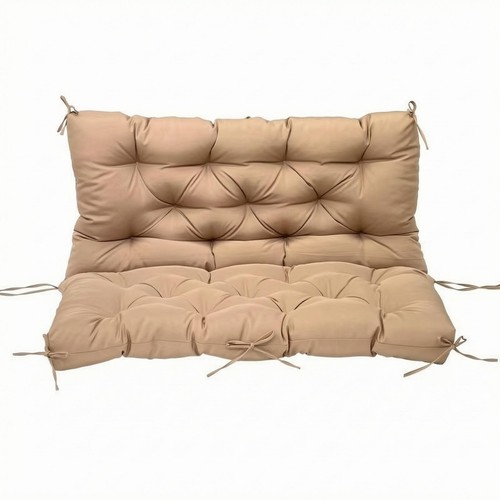 Bench cushion with - bench, backrest