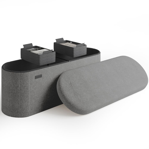 Storagebud storage ottoman - storage,