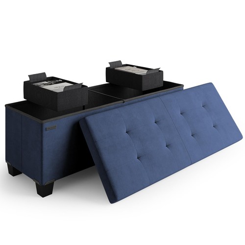 Storage ottoman bench with - storage,