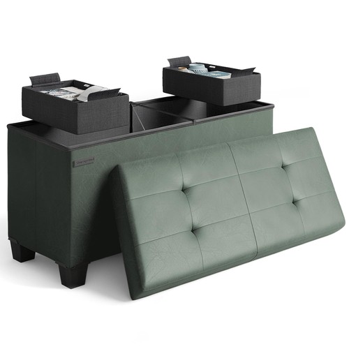 Storage ottoman bench with - ottoman,