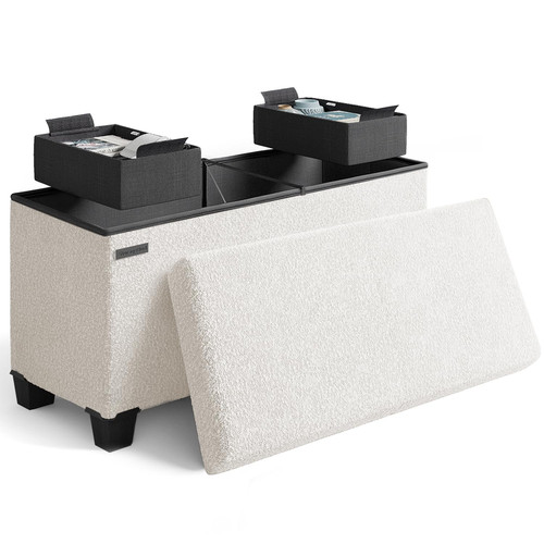 Storagebud storage ottoman - storage,