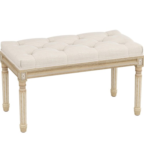 Upholstered bedroom bench - upholstered,