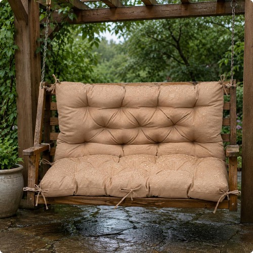Bench cushion with backrest - cushion,