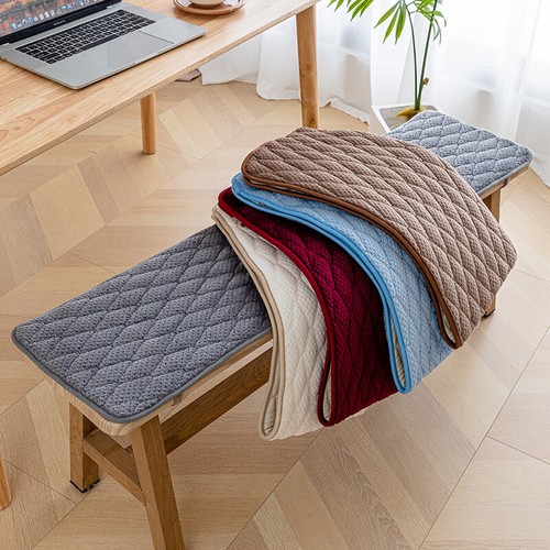 Thickened plush bench - thickened, cushion