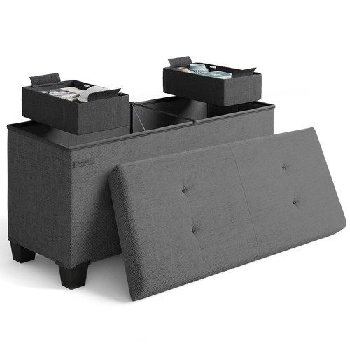 Storage ottoman bench - ottoman,