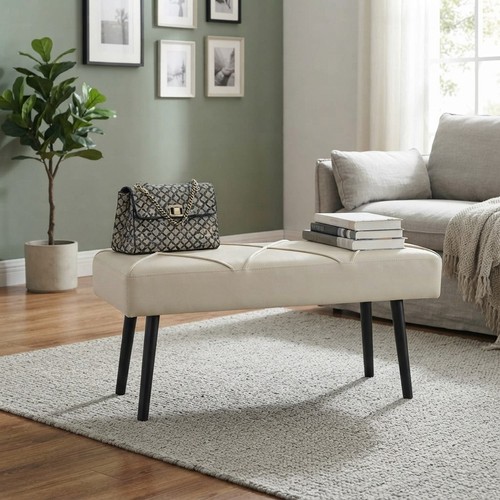 Cushioned velvet end bed - cushioned,
