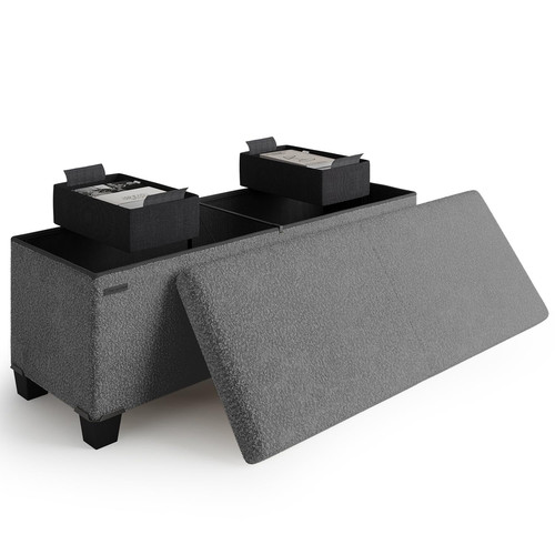 Storagebud storage ottoman - storage,